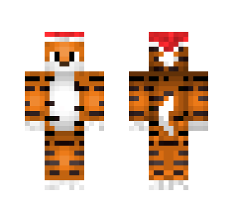 Christmas Tiger - Christmas Minecraft Skins - image 2