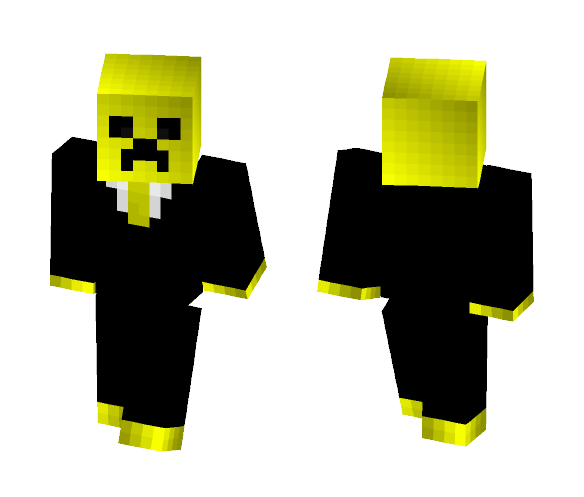 Yellow Creeper - Male Minecraft Skins - image 1