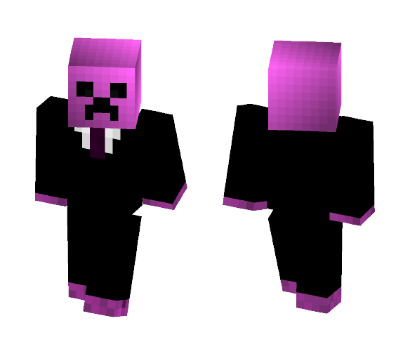 Pink Creeper - Male Minecraft Skins - image 1