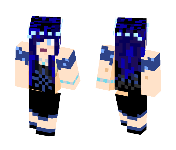 Winter Lady CrystalusAurora - Female Minecraft Skins - image 1