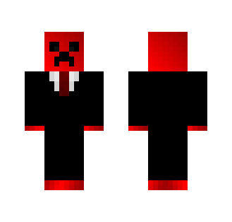 Red Creeper - Male Minecraft Skins - image 2