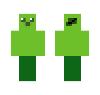 Plants vs zombies Peashooter - Male Minecraft Skins - image 2