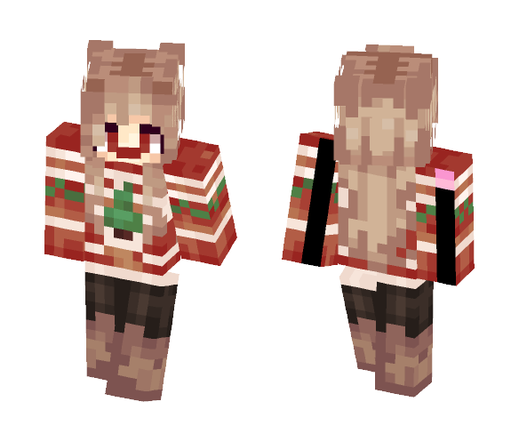 gotta make a christmas skin ^-^ - Christmas Minecraft Skins - image 1