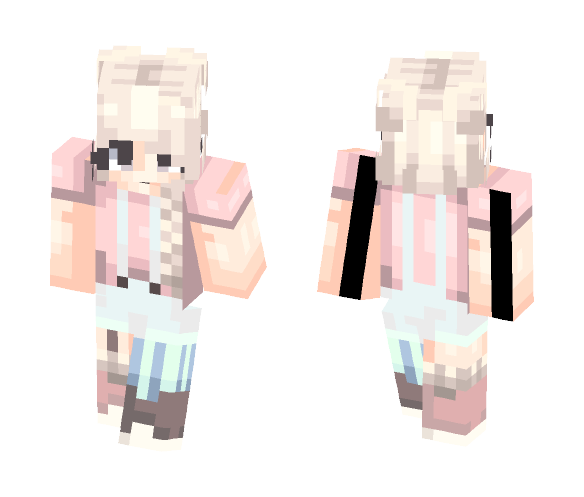 ???? | peach sorbet + I'm back - Female Minecraft Skins - image 1