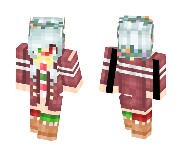 Holiday Reindeer - Female Minecraft Skins - image 1