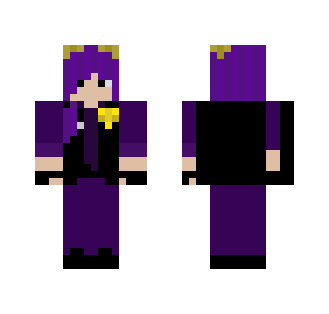 Purple Guy With Spring's Bunny Ears - Male Minecraft Skins - image 2