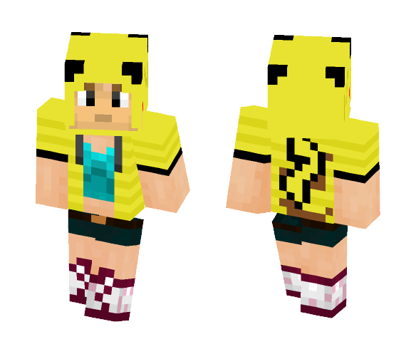 Pickachu Girl - Girl Minecraft Skins - image 1