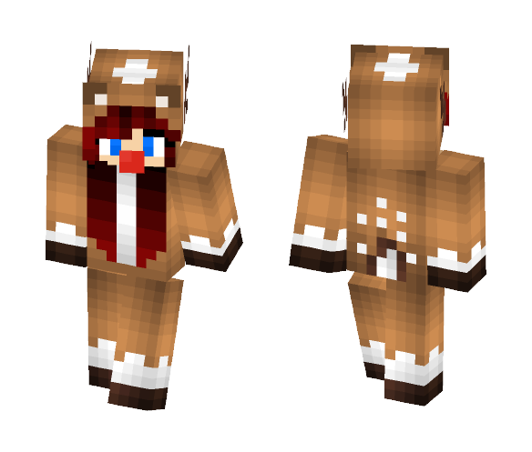 Reindeer Christmas Onesie - Christmas Minecraft Skins - image 1