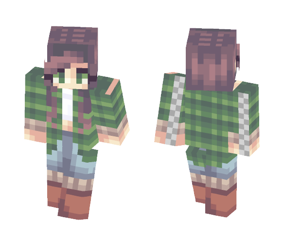 υηιι●Woman In The Woods● - Female Minecraft Skins - image 1