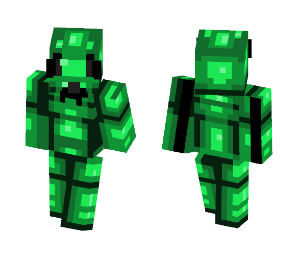 ☣ Creepy Creeper ☣ (Improved) - Interchangeable Minecraft Skins - image 1
