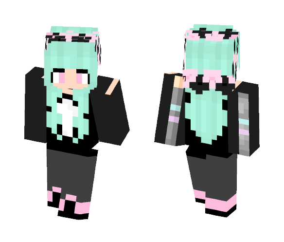-=|Pastel Goth|=- - Female Minecraft Skins - image 1