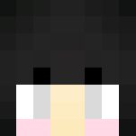 Long Black Hair Girl - Color Haired Girls Minecraft Skins - image 3