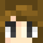 60's Girl (Brown Hair) - Color Haired Girls Minecraft Skins - image 3