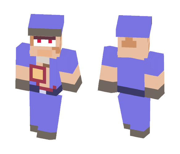 Zombie Cop - Male Minecraft Skins - image 1