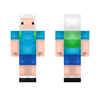 Finn The Human - Adventure Time - Male Minecraft Skins - image 2