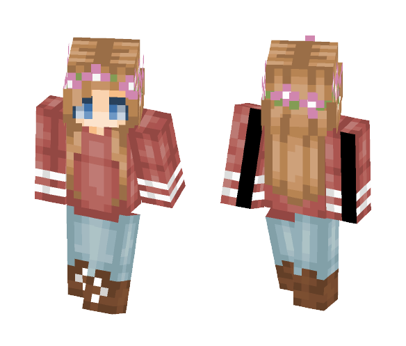 Cute red girl - Cute Girls Minecraft Skins - image 1