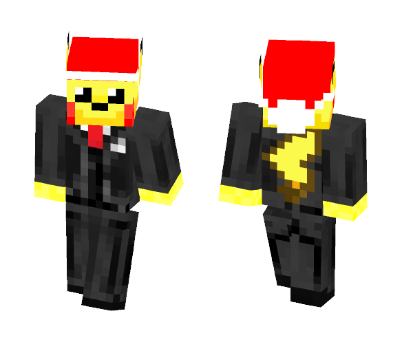 Pikachu Christmas - Christmas Minecraft Skins - image 1