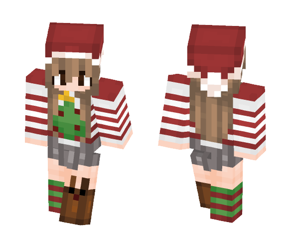 Christmas girl skin