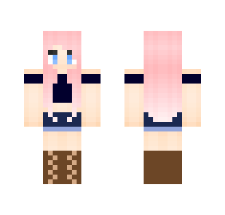 -Pink Hair- Female- - Female Minecraft Skins - image 2