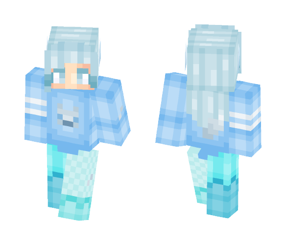 Blue Fox - Female Minecraft Skins - image 1