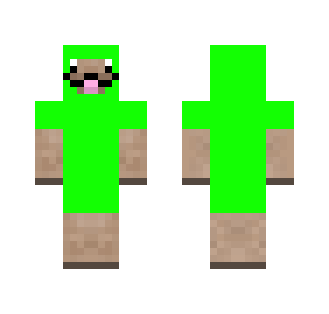 Green sheep with extreme mustache - Male Minecraft Skins - image 2