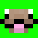 Green sheep with extreme mustache - Male Minecraft Skins - image 3
