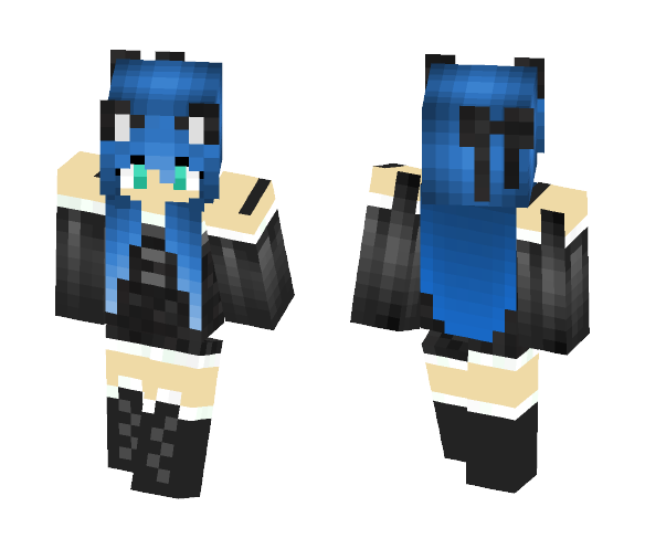 Blue - Female Minecraft Skins - image 1