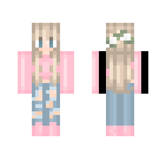 Cute Pink Twin ; crybabyinqq - Female Minecraft Skins - image 2