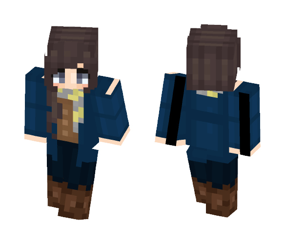 Newt Scamander Skin [Female] - Interchangeable Minecraft Skins - image 1