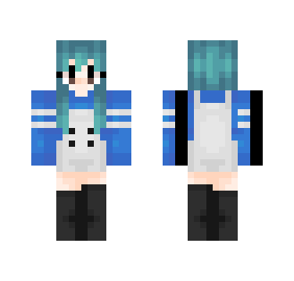Blue and white - Female Minecraft Skins - image 2