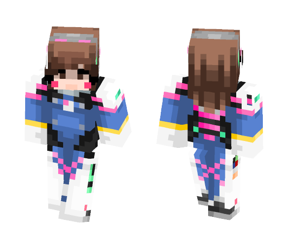 D.va - Overwatch (Requested) - Female Minecraft Skins - image 1
