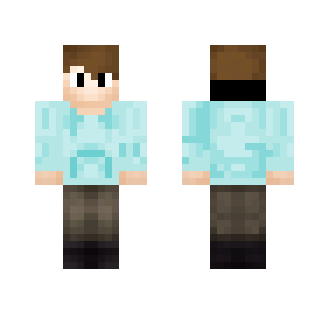 Light Blue Hoodie Teen - Male Minecraft Skins - image 2