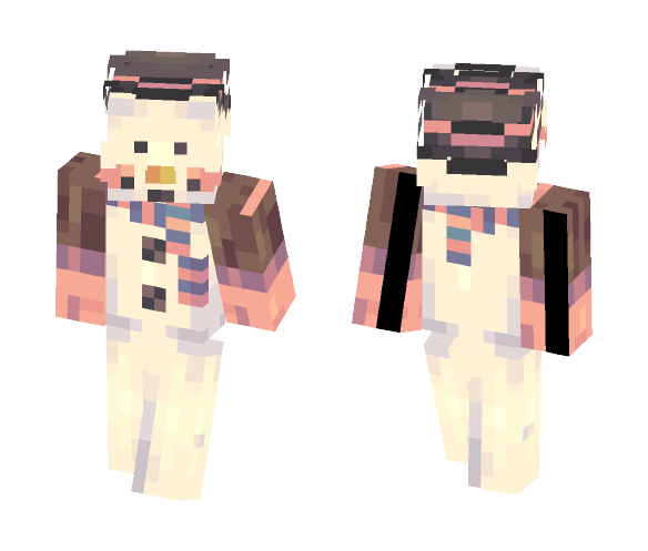 Cheerful Snowman - Male Minecraft Skins - image 1