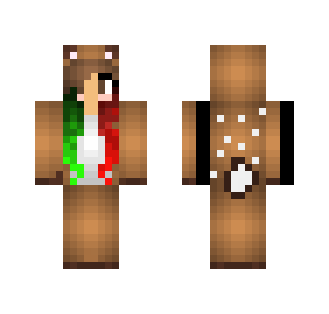 Christmas Reindeer Girl - Christmas Minecraft Skins - image 2