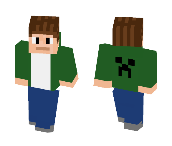 Creeper Guy - Male Minecraft Skins - image 1