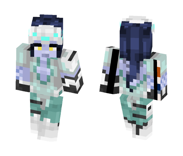 Winter Widowmaker - Female Minecraft Skins - image 1