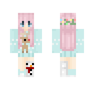 Cute Christmas Girl// _LonelyOtaku_ - Christmas Minecraft Skins - image 2