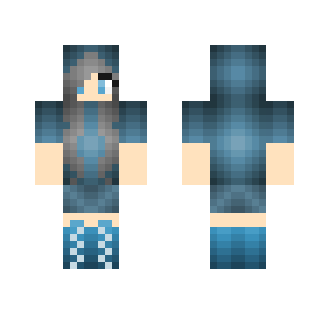 Lazy blue girl - Girl Minecraft Skins - image 2