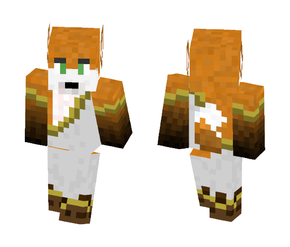 Angel Fox - Male Minecraft Skins - image 1