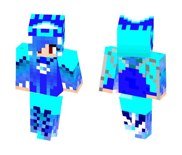Ice Dragon Girl - Girl Minecraft Skins - image 1