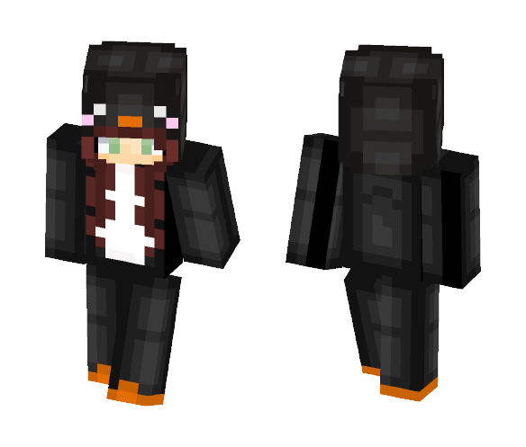 Penguin Onesie - Female Minecraft Skins - image 1