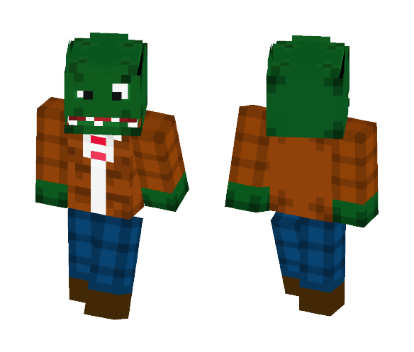 Browncoat Zombie (PVZ) - Male Minecraft Skins - image 1