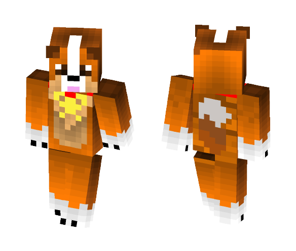 Puppy With Bow - Female Minecraft Skins - image 1