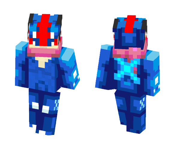 Ash-Greninja - Male Minecraft Skins - image 1