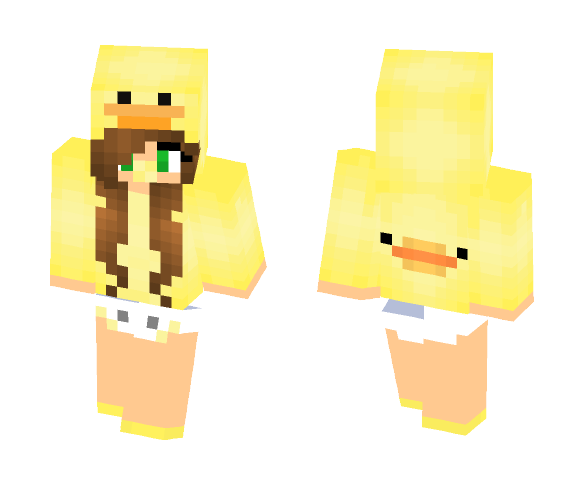 Baby Duck Girl - Baby Minecraft Skins - image 1