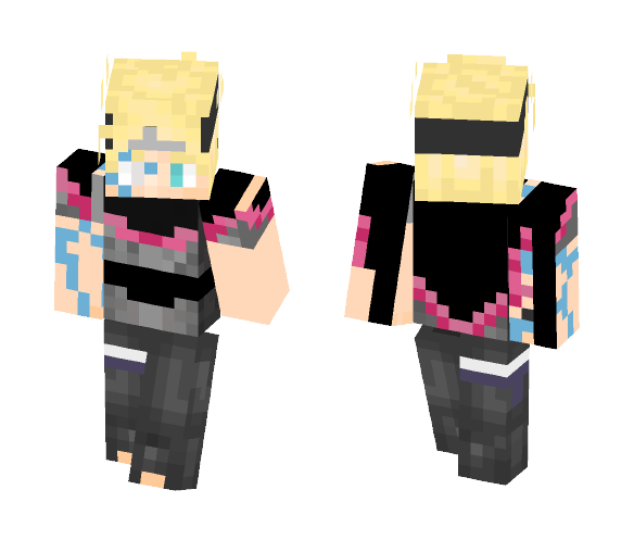 Boruto-Adult-jounin Jacket - Male Minecraft Skins - image 1