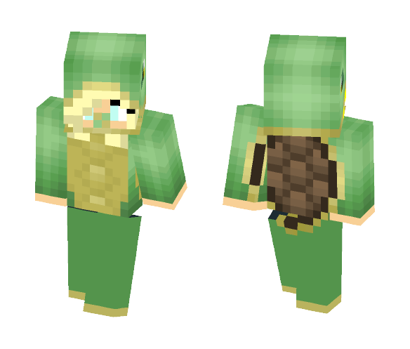 Human Turtle - Female Minecraft Skins - image 1