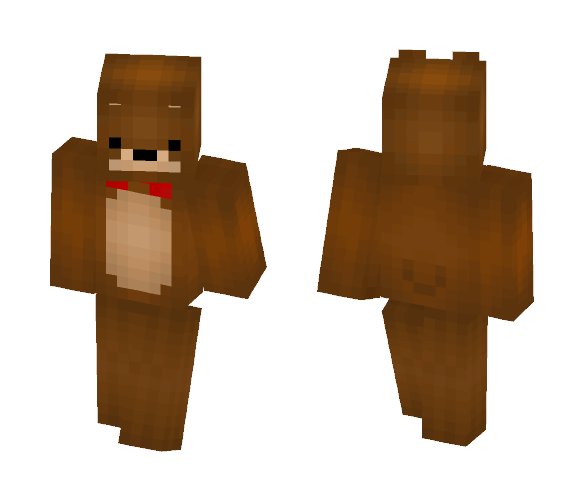 Bear With Bowtie - Interchangeable Minecraft Skins - image 1