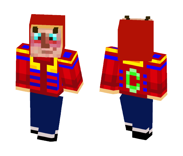 Mr. 'FunGuy' dressed for Christmas - Christmas Minecraft Skins - image 1