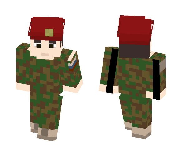 Spetsnaz Camo Uniform - Male Minecraft Skins - image 1